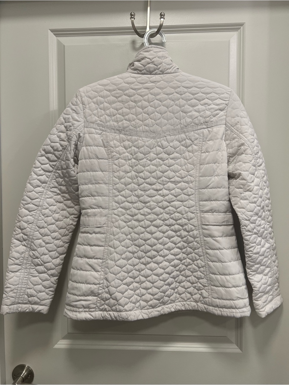 Off White Quilted Jacket - Small - Picture 6 of 6